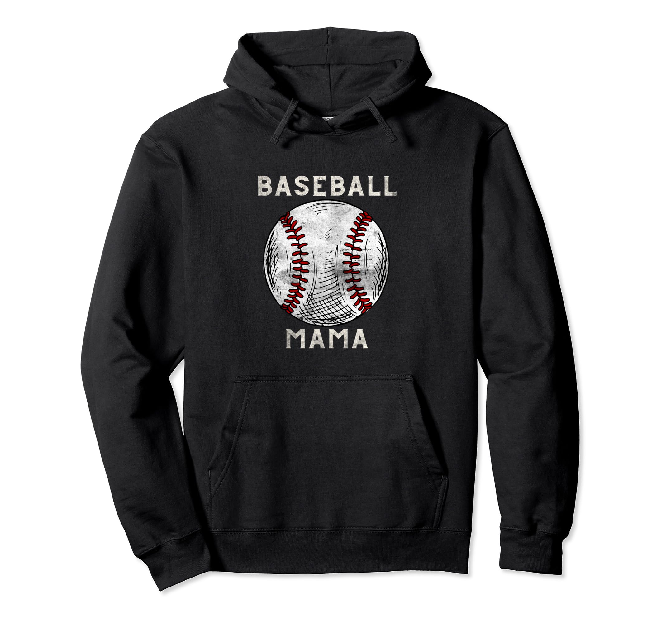 Baseball Mama Baseball Player Sports Lover Hoodie - Graphic Print Men Women - T-Shirt, Sweatshirt, Hoodie