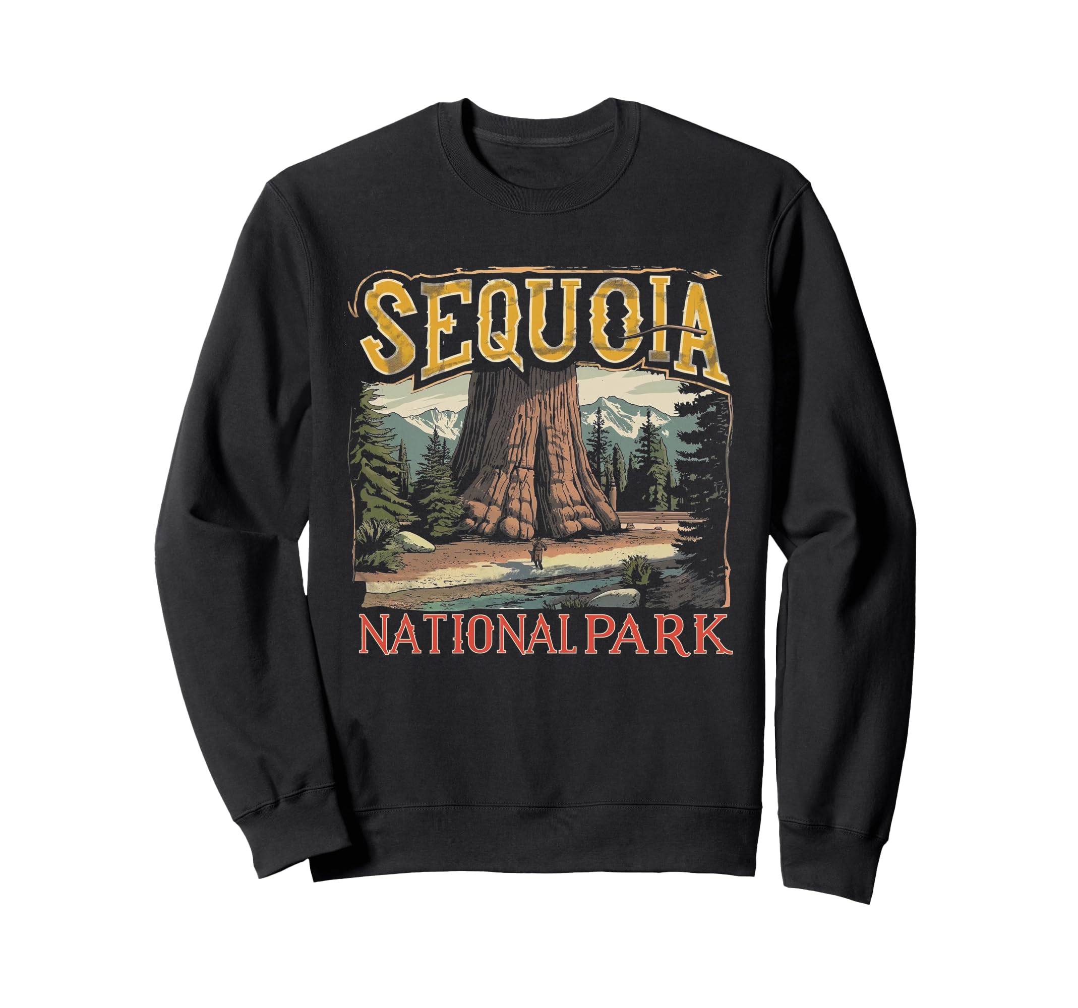 Sequoia Us National Park Sweatshirt - Graphic Print Men Women - T-Shirt, Sweatshirt, Hoodie
