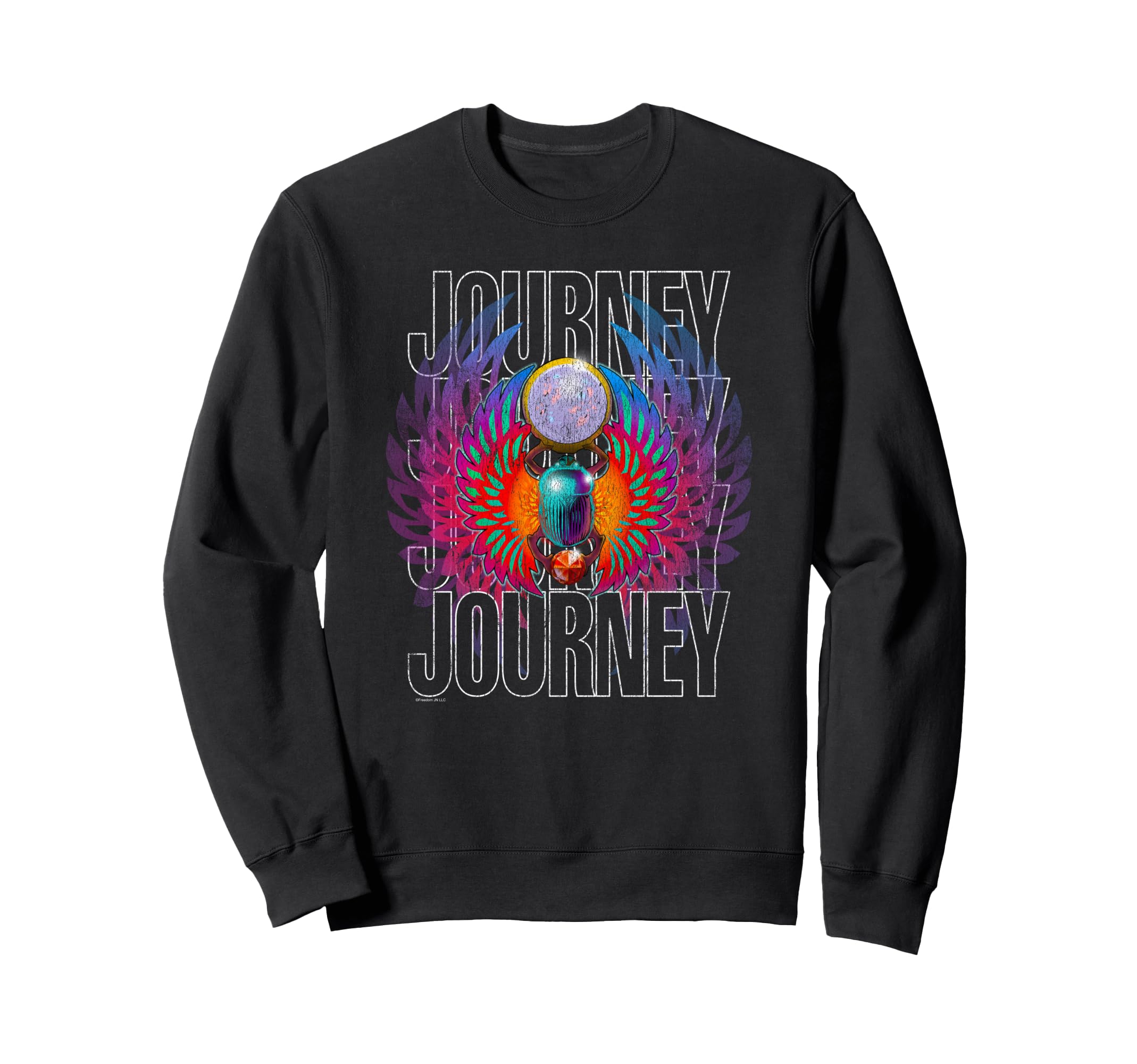 Journey Infinity Wings Vivid Sweatshirt - Aesthetic Graphic Men Women - T-Shirt, Sweatshirt, Hoodie