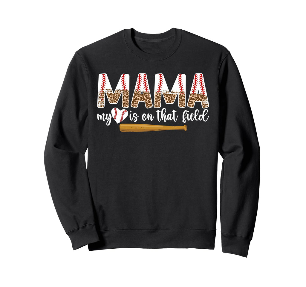 Proud Baseball Mama Baseball Mom Sweatshirt - Fun Novelty Design Unisex - T-Shirt, Sweatshirt, Hoodie