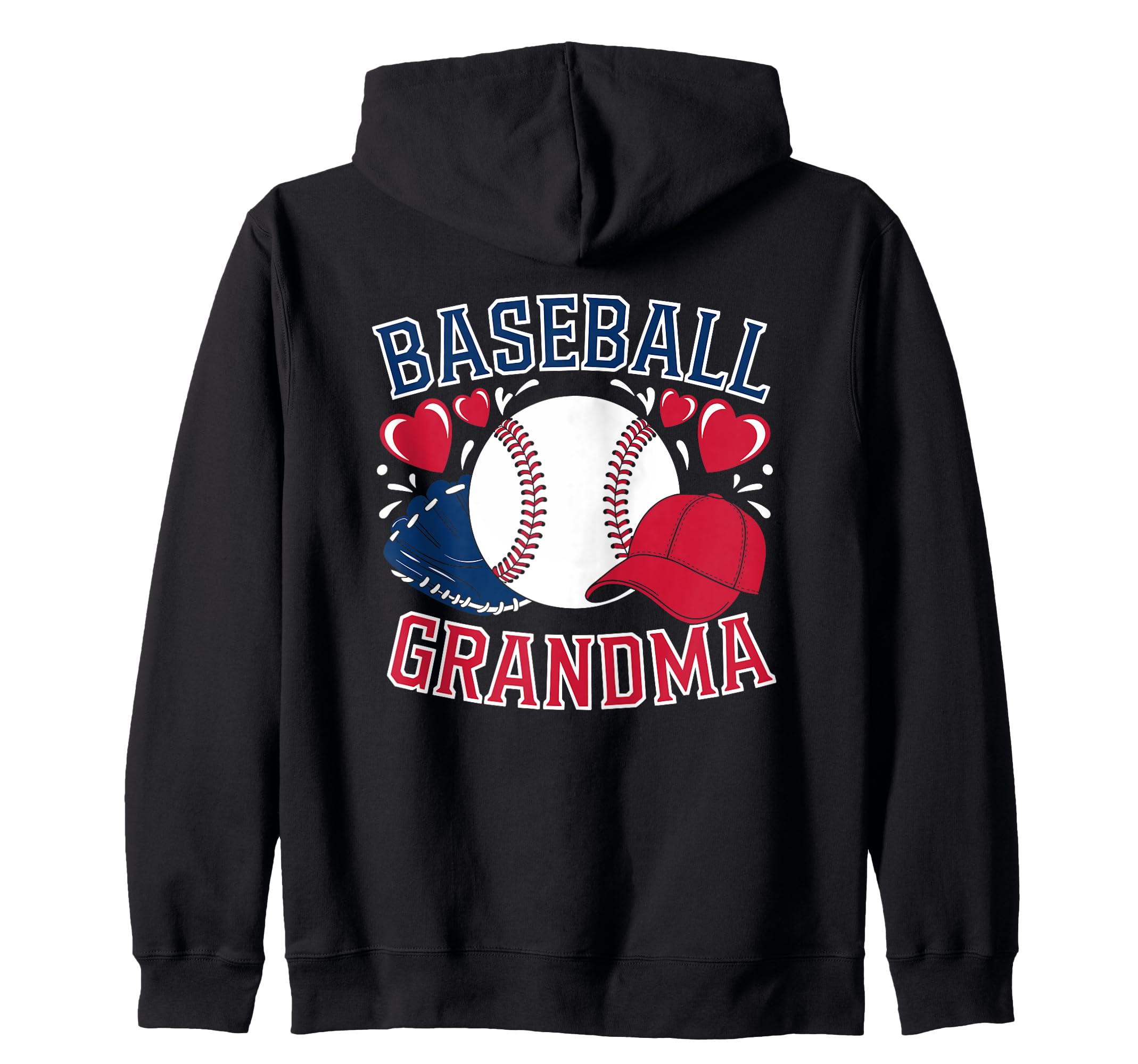 Proud Baseball Grandma Gifts Hoodie - Graphic Print Unisex - T-Shirt, Sweatshirt, Hoodie