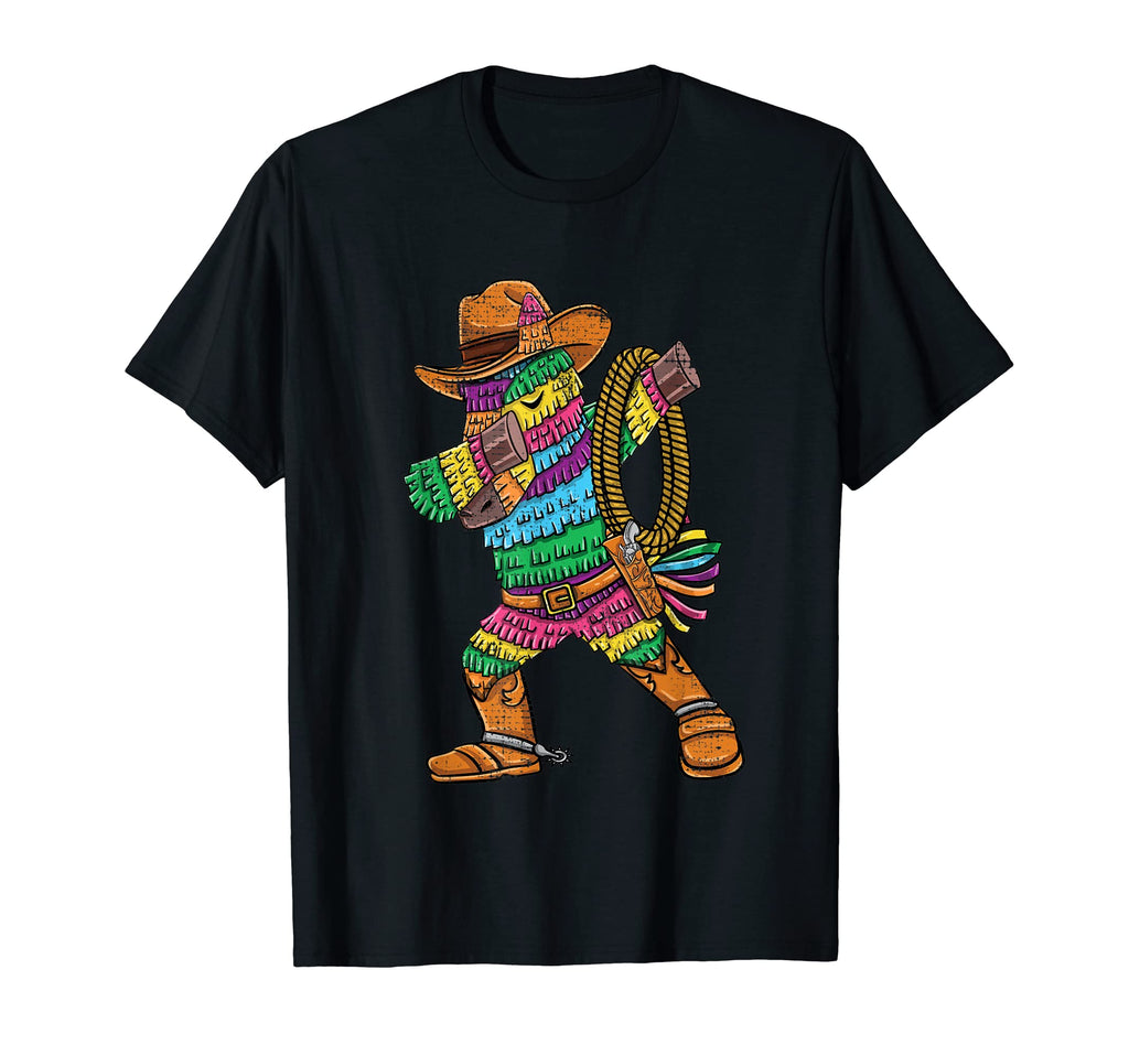 Dabbing Cowboy Pinata T-Shirt - Minimalist Print for Adults - T-Shirt, Sweatshirt, Hoodie