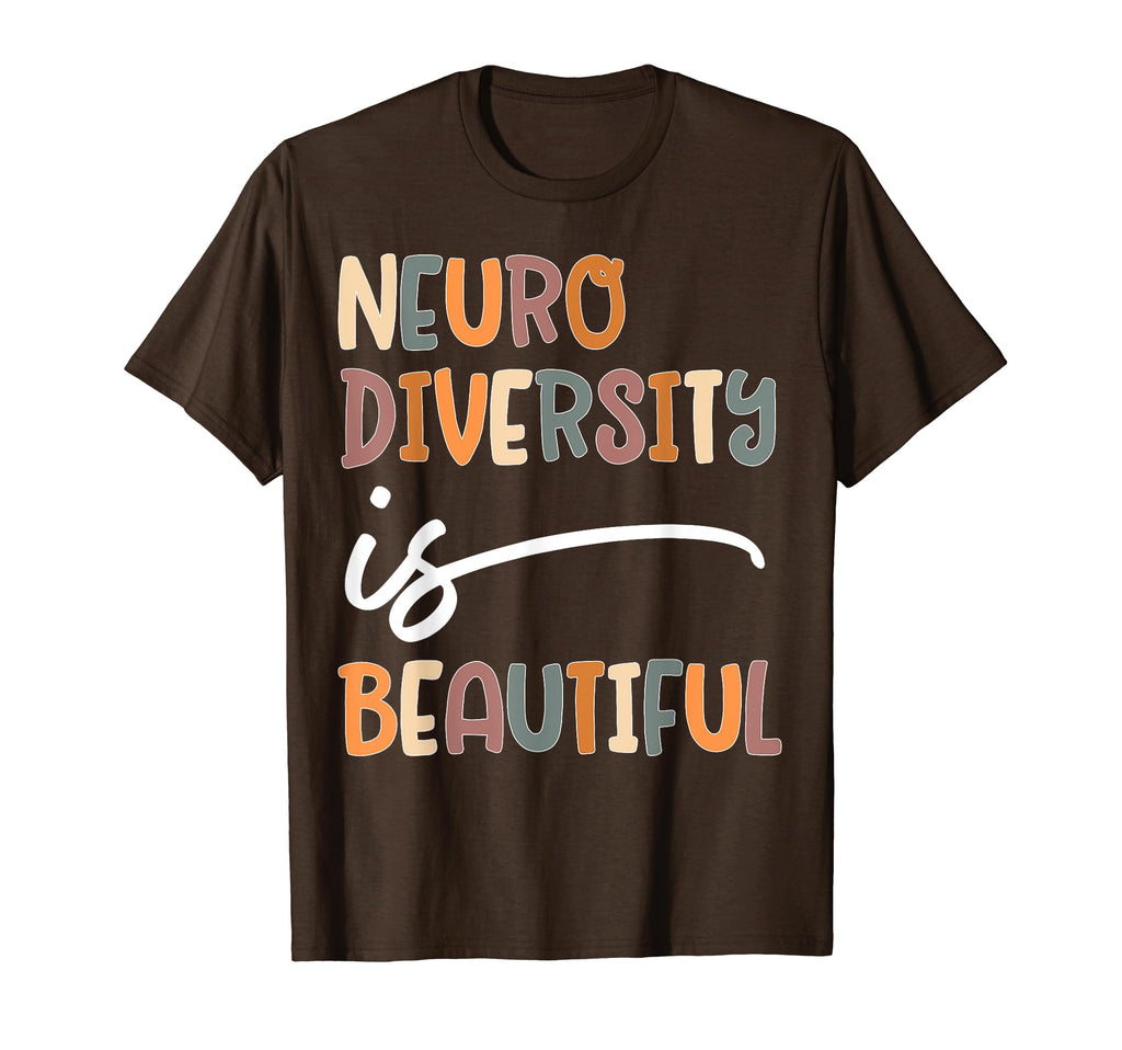 Neurodiversity Is Beautiful Minimal T-Shirt - Fun Novelty Design Unisex - T-Shirt, Sweatshirt, Hoodie
