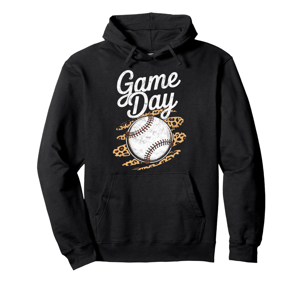 Baseball Game Day Mom Grandma Animal Hoodie - Aesthetic Graphic Unisex - T-Shirt, Sweatshirt, Hoodie