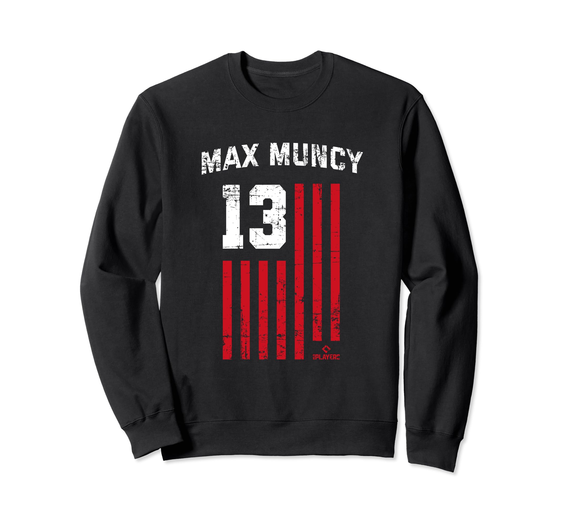 Max Muncy Flag Los Angeles Patriotic Sweatshirt - Aesthetic Graphic Unisex - T-Shirt, Sweatshirt, Hoodie