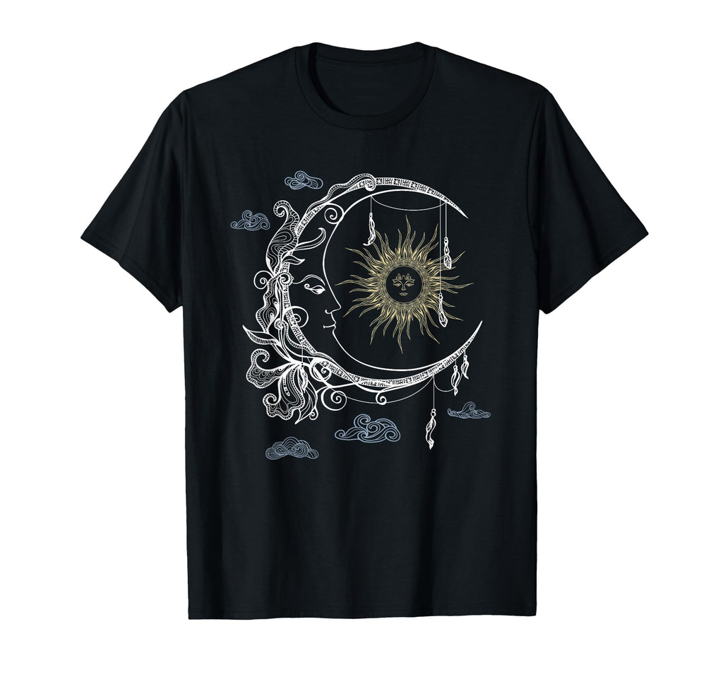 Celestial Sun Moon 90S Witch Whimsigoth T-Shirt - Trendy Graphic Unisex - T-Shirt, Sweatshirt, Hoodie