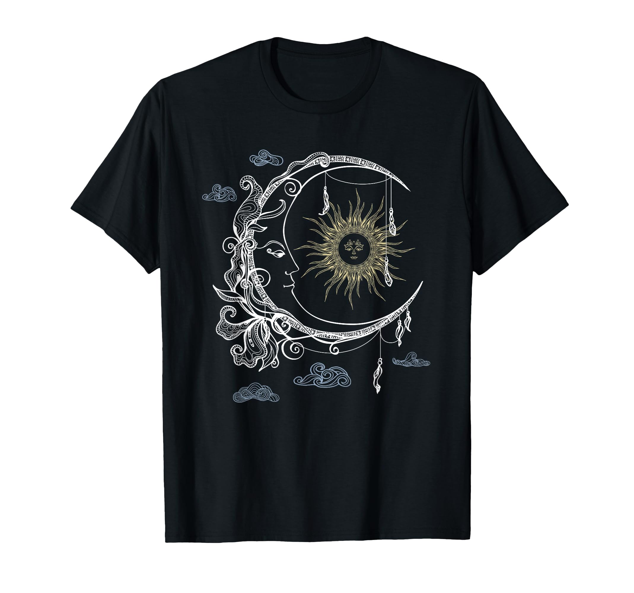 Celestial Sun Moon 90S Witch Whimsigoth T-Shirt - Trendy Graphic Unisex - T-Shirt, Sweatshirt, Hoodie