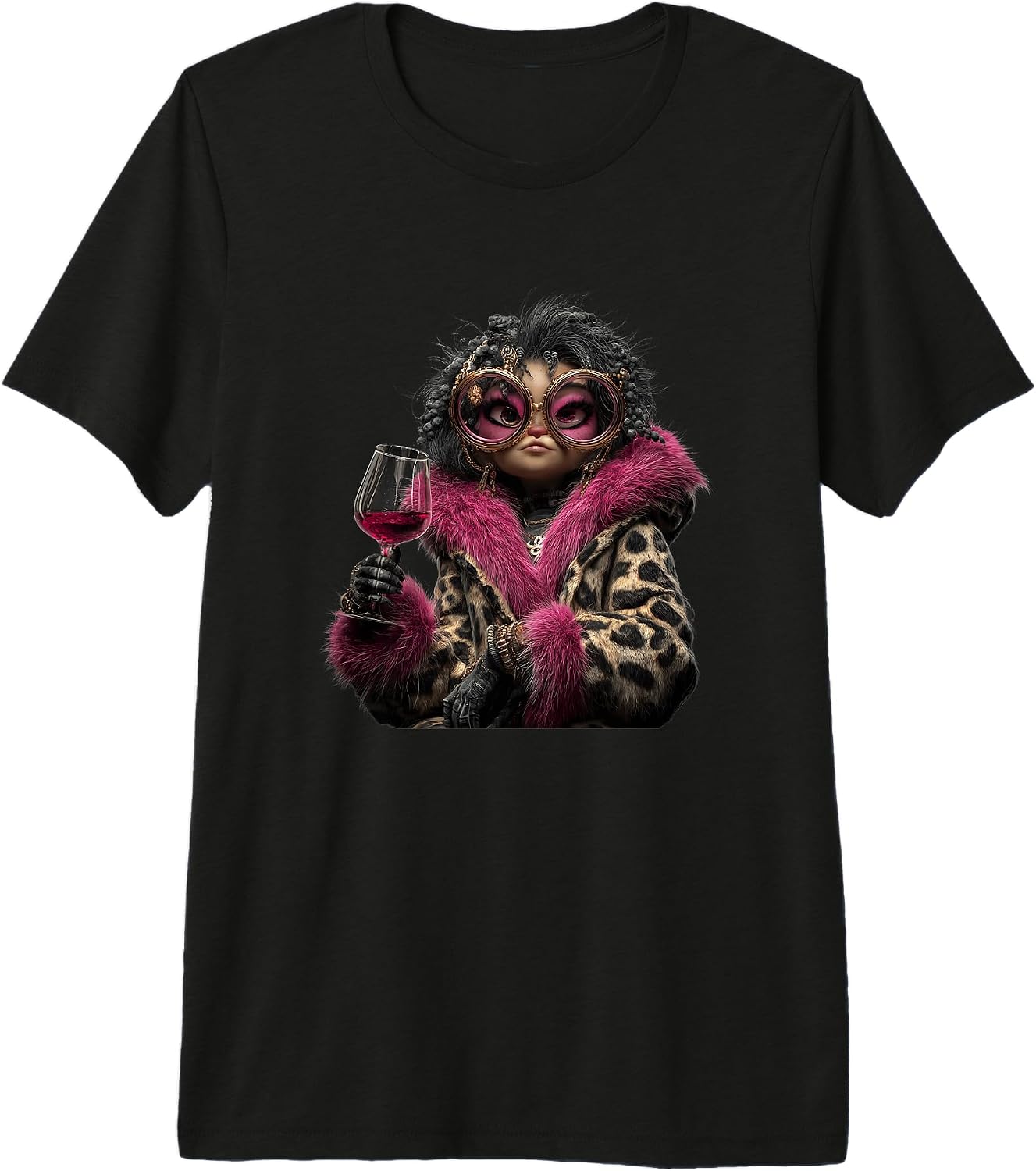 Braided Hair Glam Lover Jewelry Graphics Oversized - Adult & Kids T-Shirts, Sweatshirts & Hoodies apparel design preview 1