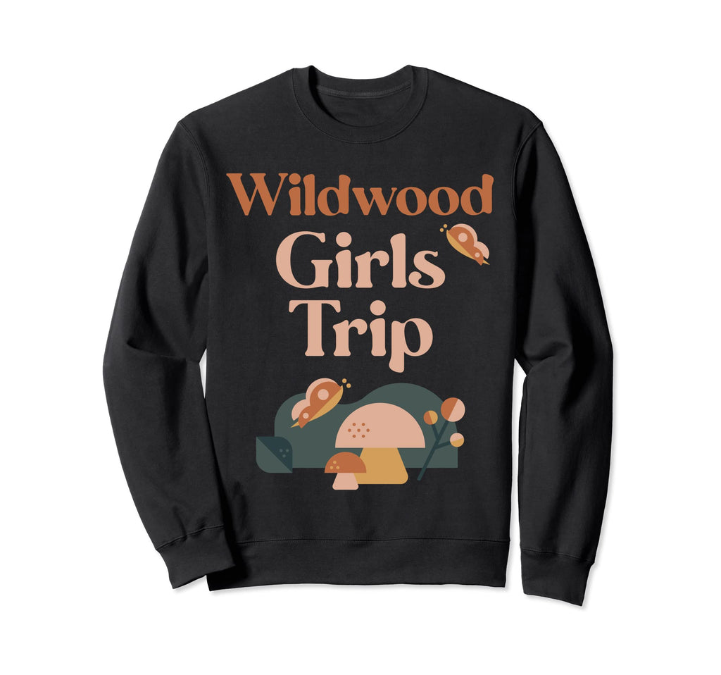 Wildwood Trip Matching Group Groovy Boho Sweatshirt - Graphic Print Unisex - T-Shirt, Sweatshirt, Hoodie