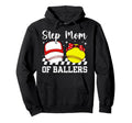 Step Mom Ballers Baseball Softball Hoodie - Fun Novelty Design for Adults - T-Shirt, Sweatshirt, Hoodie