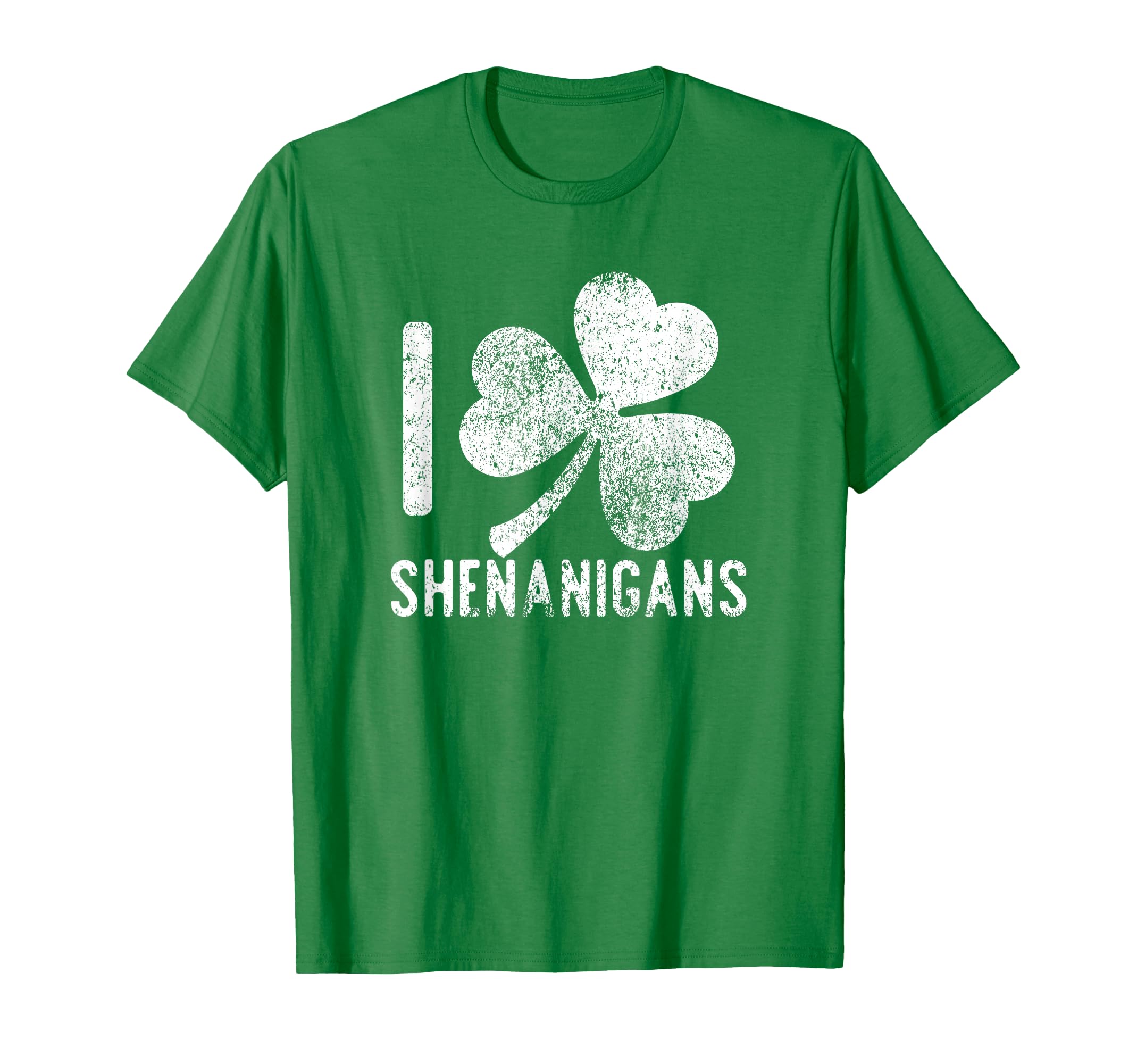 Funny I Love Shenanigans Distressed T-Shirt - Trendy Graphic Men Women - T-Shirt, Sweatshirt, Hoodie
