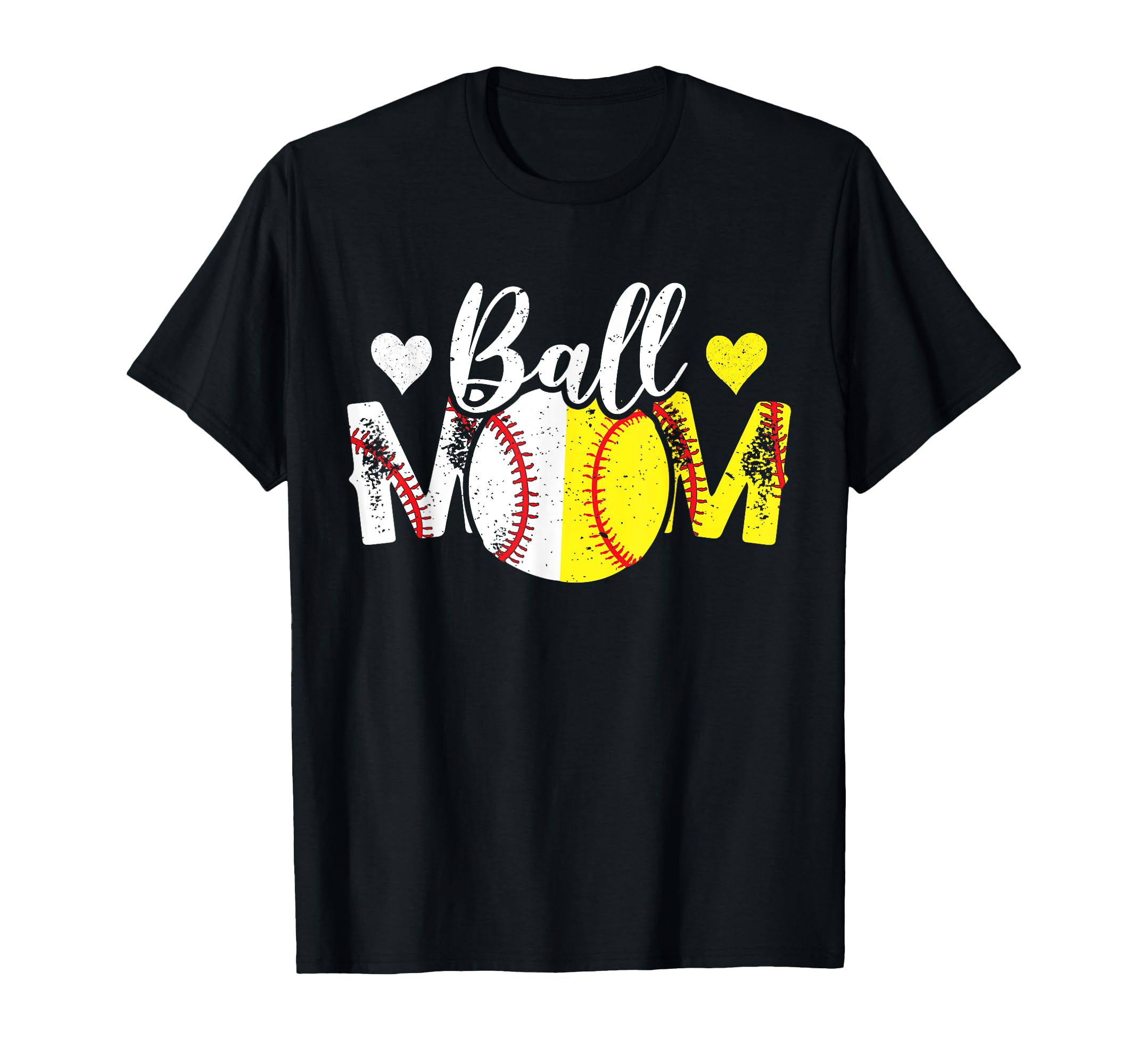 Ball Mom Baseball Softball Mama T-Shirt - Streetwear Style for Adults - T-Shirt, Sweatshirt, Hoodie