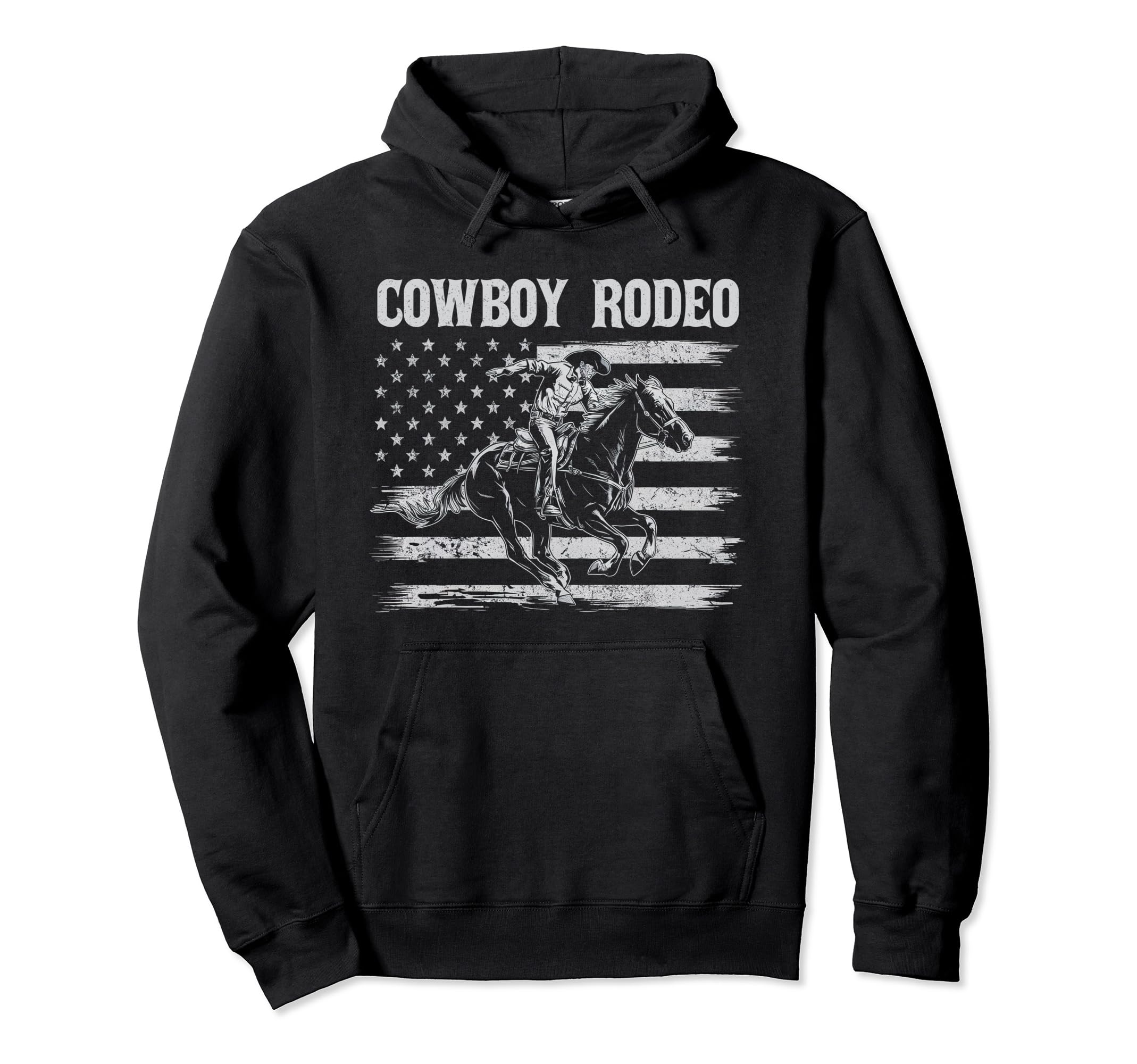 Cowboy Rodeo Riding Horse Westerm Country Hoodie - Graphic Print Men Women - T-Shirt, Sweatshirt, Hoodie