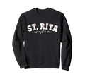 St Rita Pray Us Baseball Mama Patron Sweatshirt - Novelty Apparel Unisex - T-Shirt, Sweatshirt, Hoodie