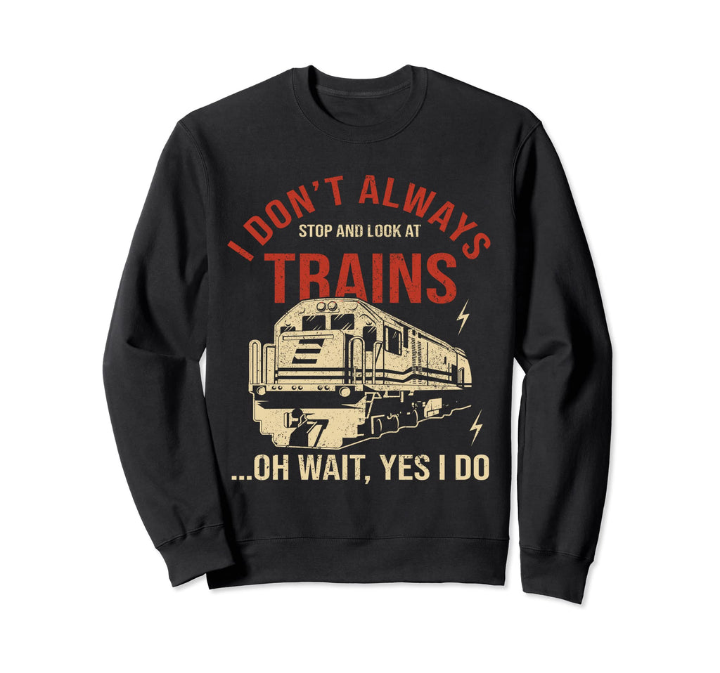 Train Distressed Engineer Engine Sweatshirt - Aesthetic Graphic Unisex - T-Shirt, Sweatshirt, Hoodie