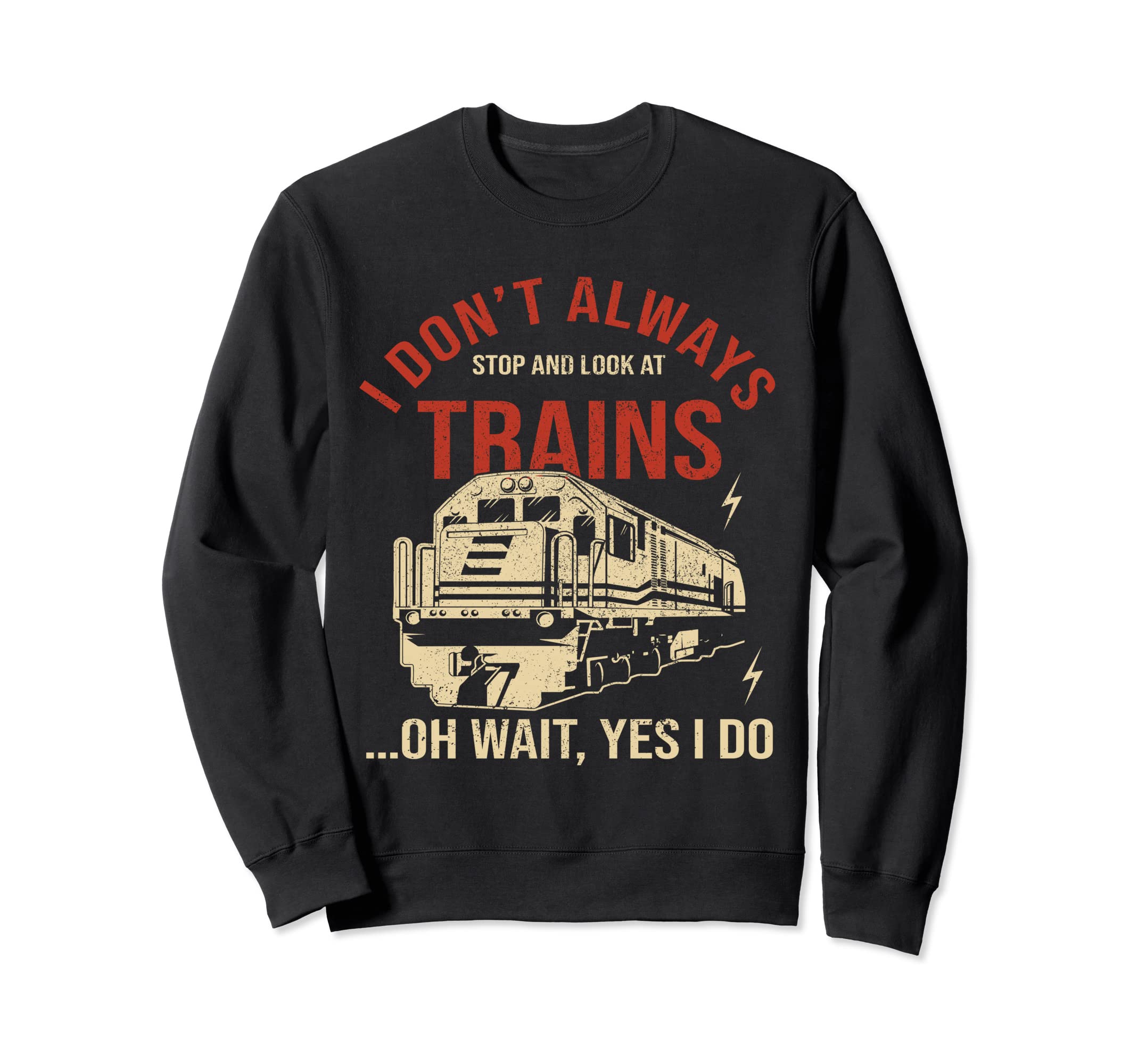 Train Distressed Engineer Engine Sweatshirt - Aesthetic Graphic Unisex - T-Shirt, Sweatshirt, Hoodie