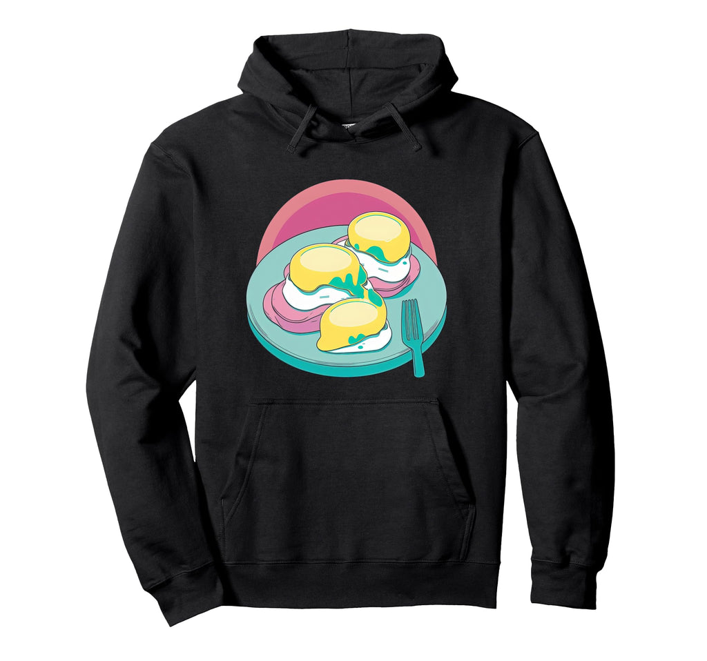 Artistic Eggs Benedict Creative Meal Hoodie - Streetwear Style Men Women - T-Shirt, Sweatshirt, Hoodie