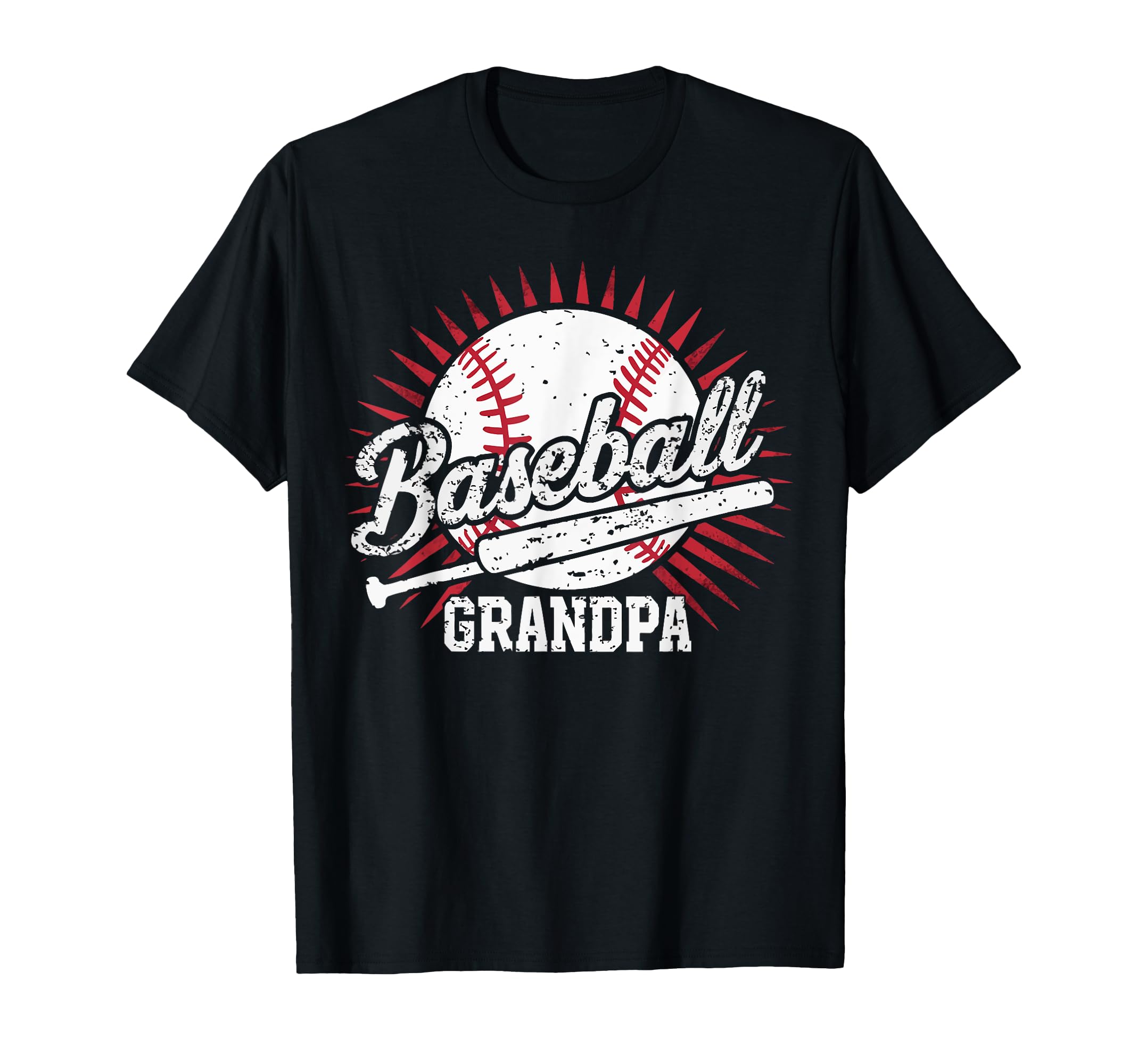 Baseball Grandpa Grandfather Gramps T-Shirt - Graphic Print Men Women - T-Shirt, Sweatshirt, Hoodie