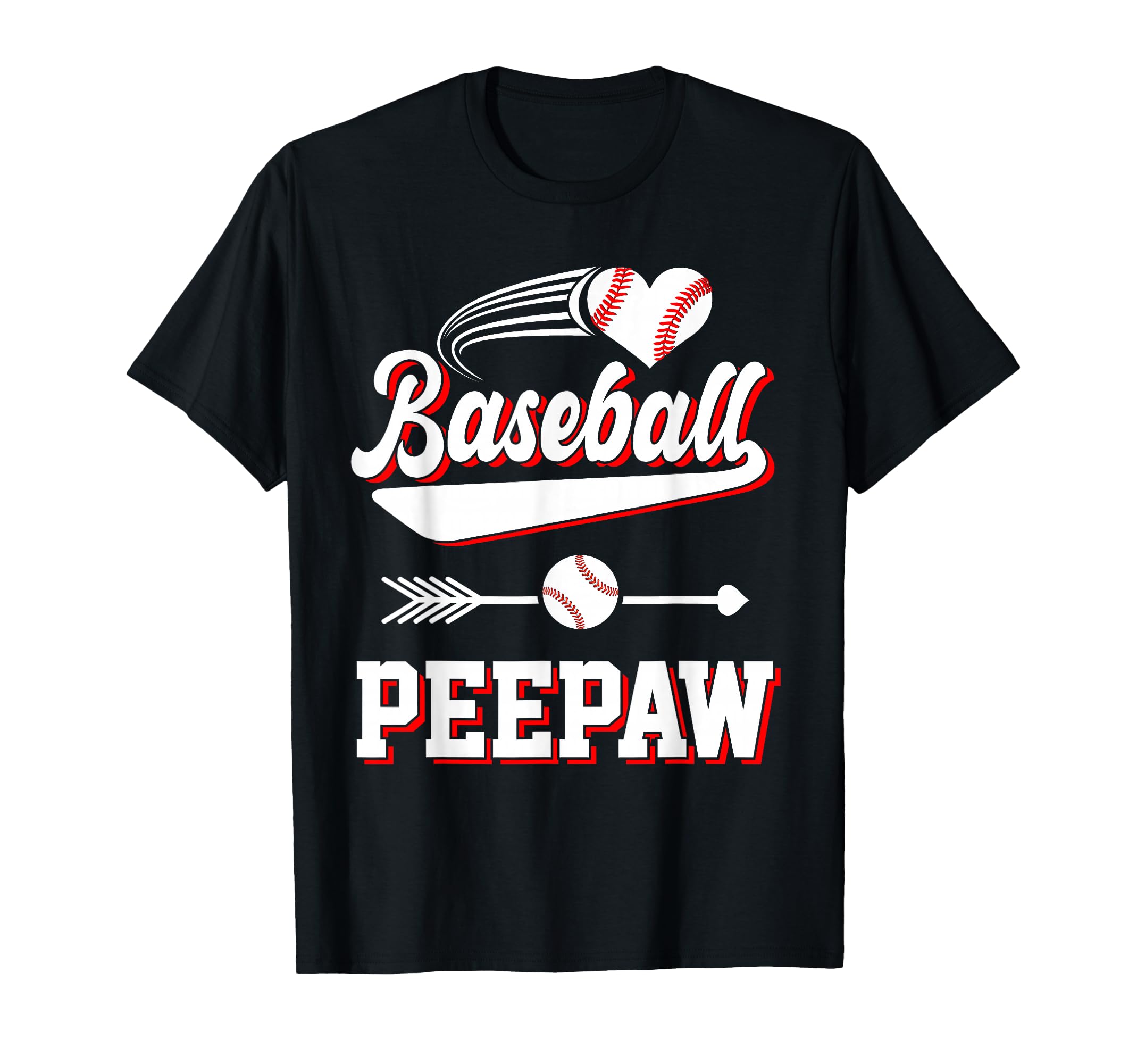 Baseball Peepaw Baseball Player T-Shirt - Custom Art Print for Adults - T-Shirt, Sweatshirt, Hoodie