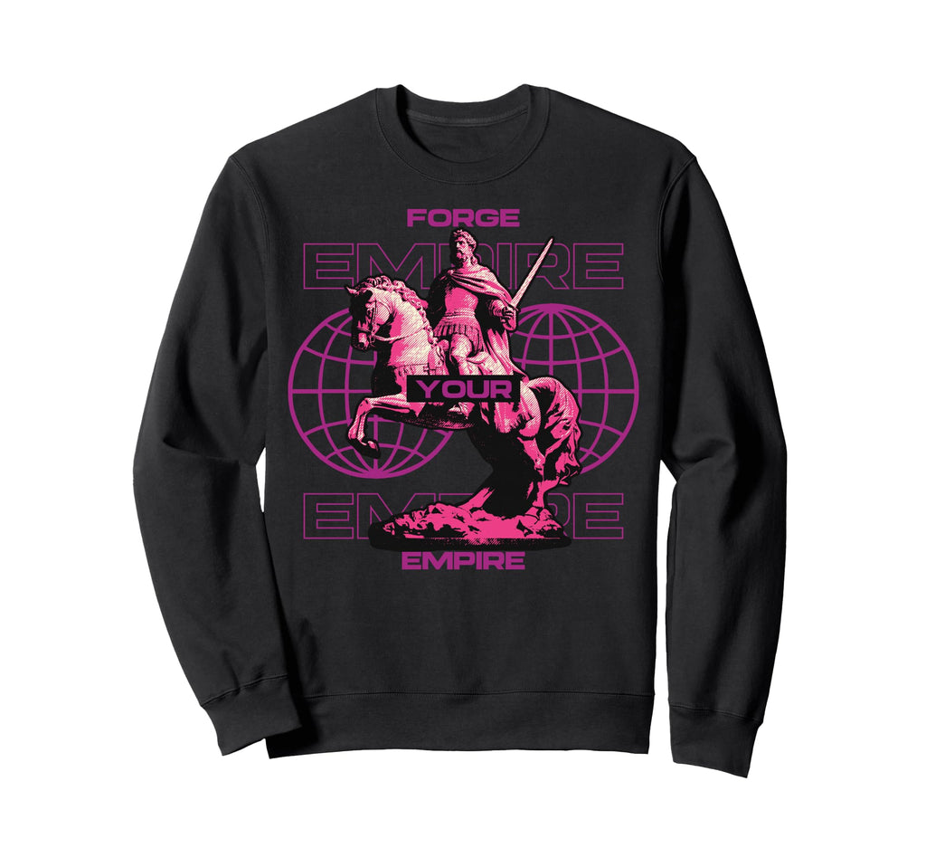 Y2K Empire Bold Urban Graffiti Sweatshirt - Fun Novelty Design Men Women - T-Shirt, Sweatshirt, Hoodie