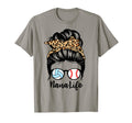 Nana Life Messy Bun Hair Funny Baseball T-Shirt - Custom Art Print Unisex - T-Shirt, Sweatshirt, Hoodie