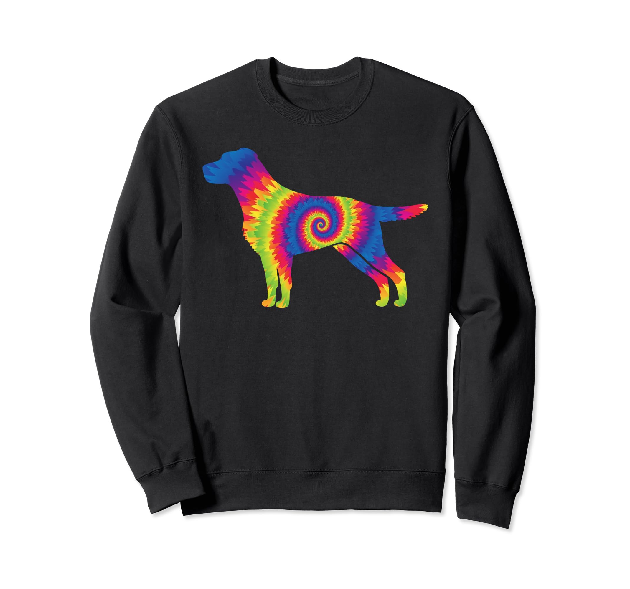 Tie Dye Labrador Retriever Hippie Sweatshirt - Aesthetic Graphic Unisex - T-Shirt, Sweatshirt, Hoodie