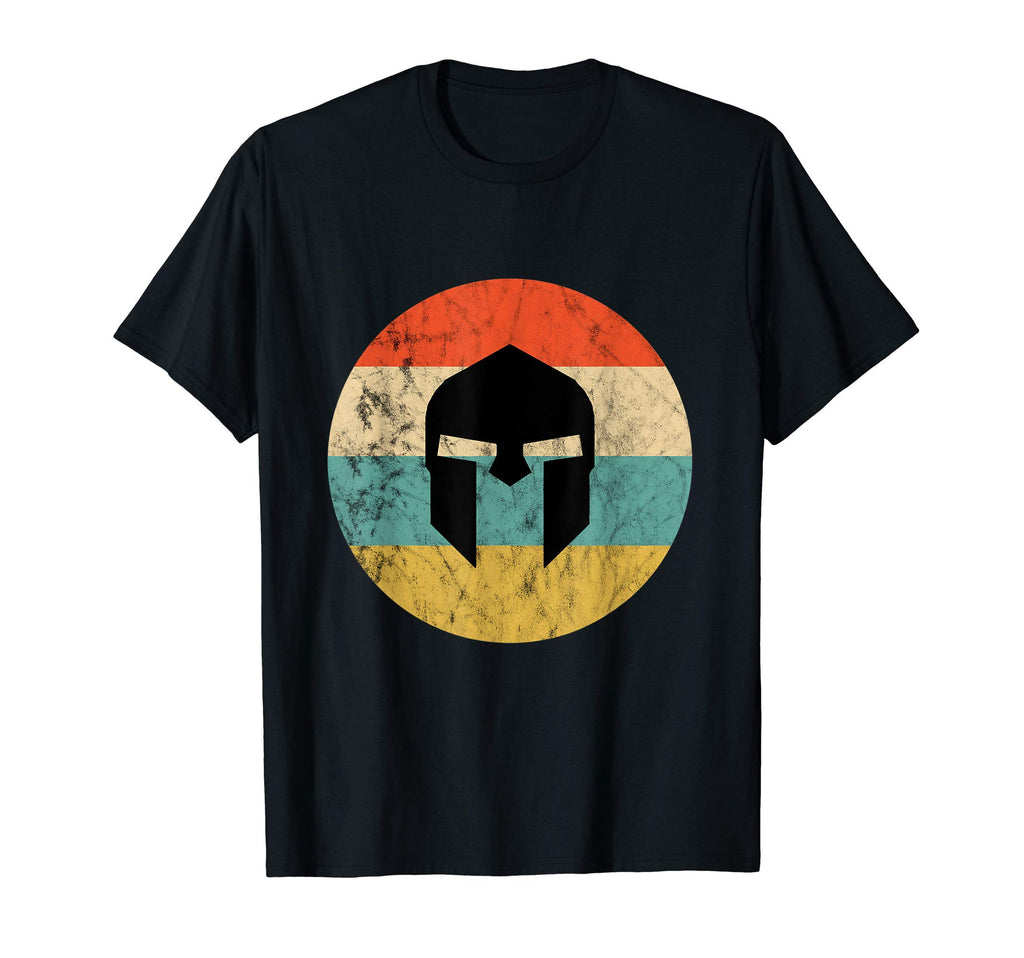Sparta Soldier Gladiator Helmet T-Shirt - Fun Novelty Design for Adults - T-Shirt, Sweatshirt, Hoodie