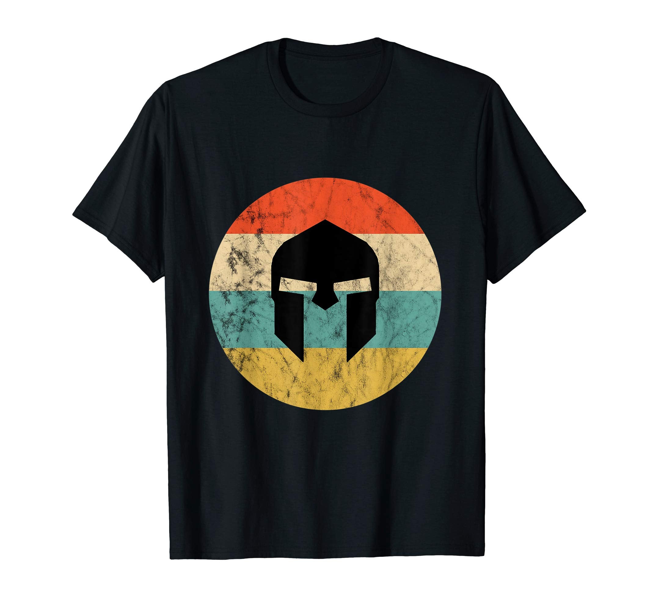 Sparta Soldier Gladiator Helmet T-Shirt - Fun Novelty Design for Adults - T-Shirt, Sweatshirt, Hoodie