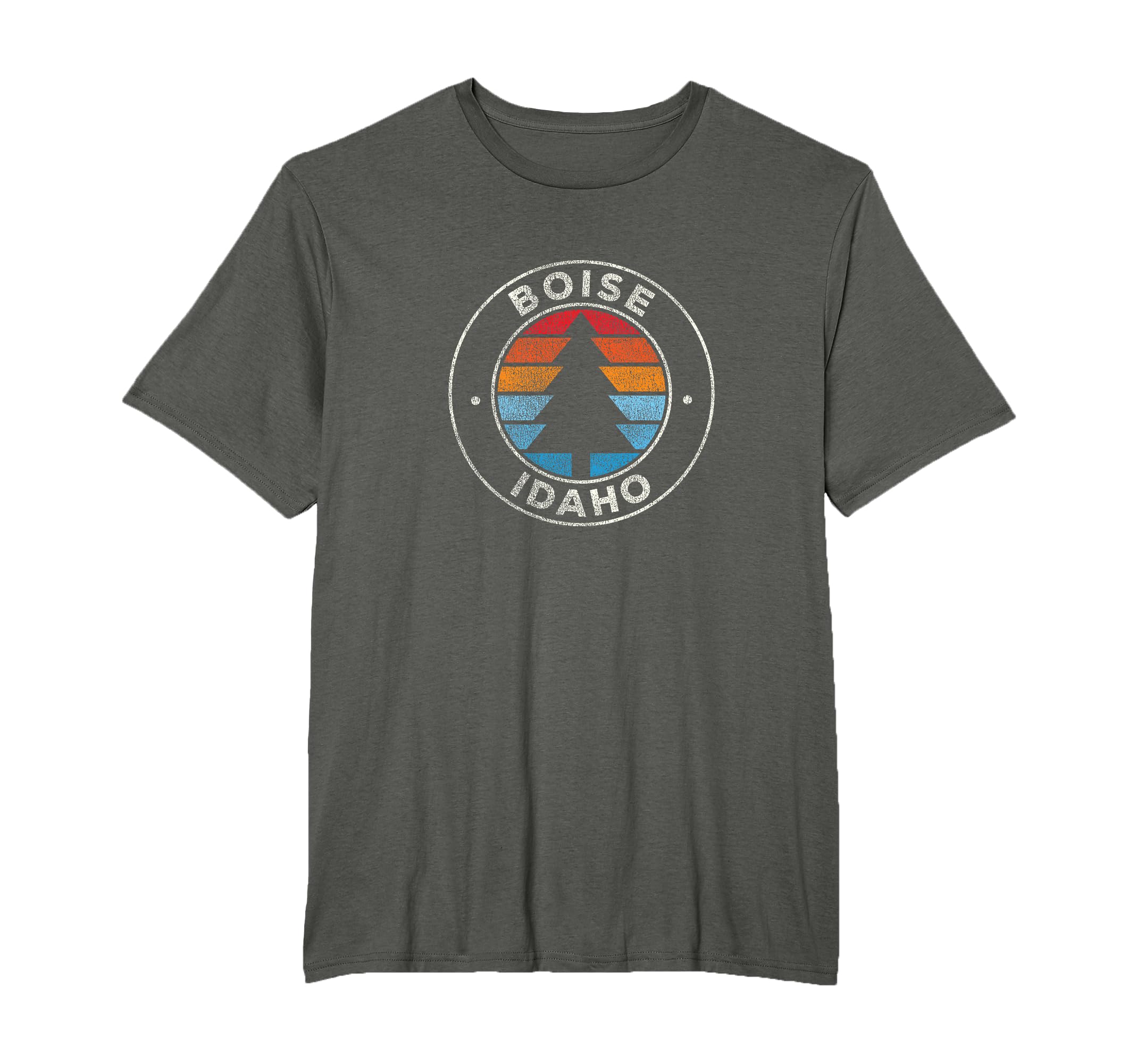 Boise Idaho Id 70S T-Shirt - Minimalist Print for Adults - T-Shirt, Sweatshirt, Hoodie