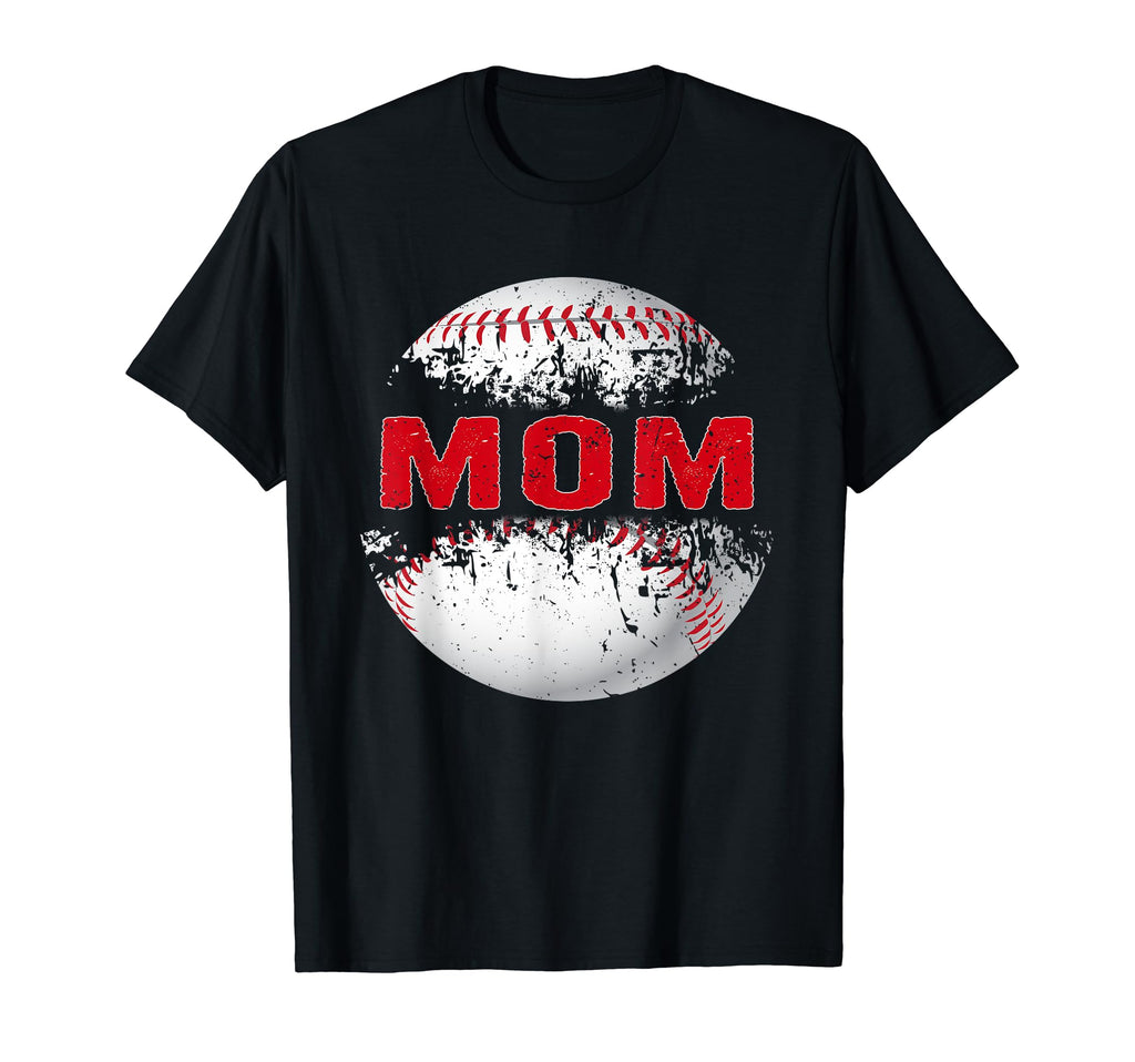 Baseball Softball Lover Ball Mom Mothers T-Shirt - Custom Art Print Unisex - T-Shirt, Sweatshirt, Hoodie