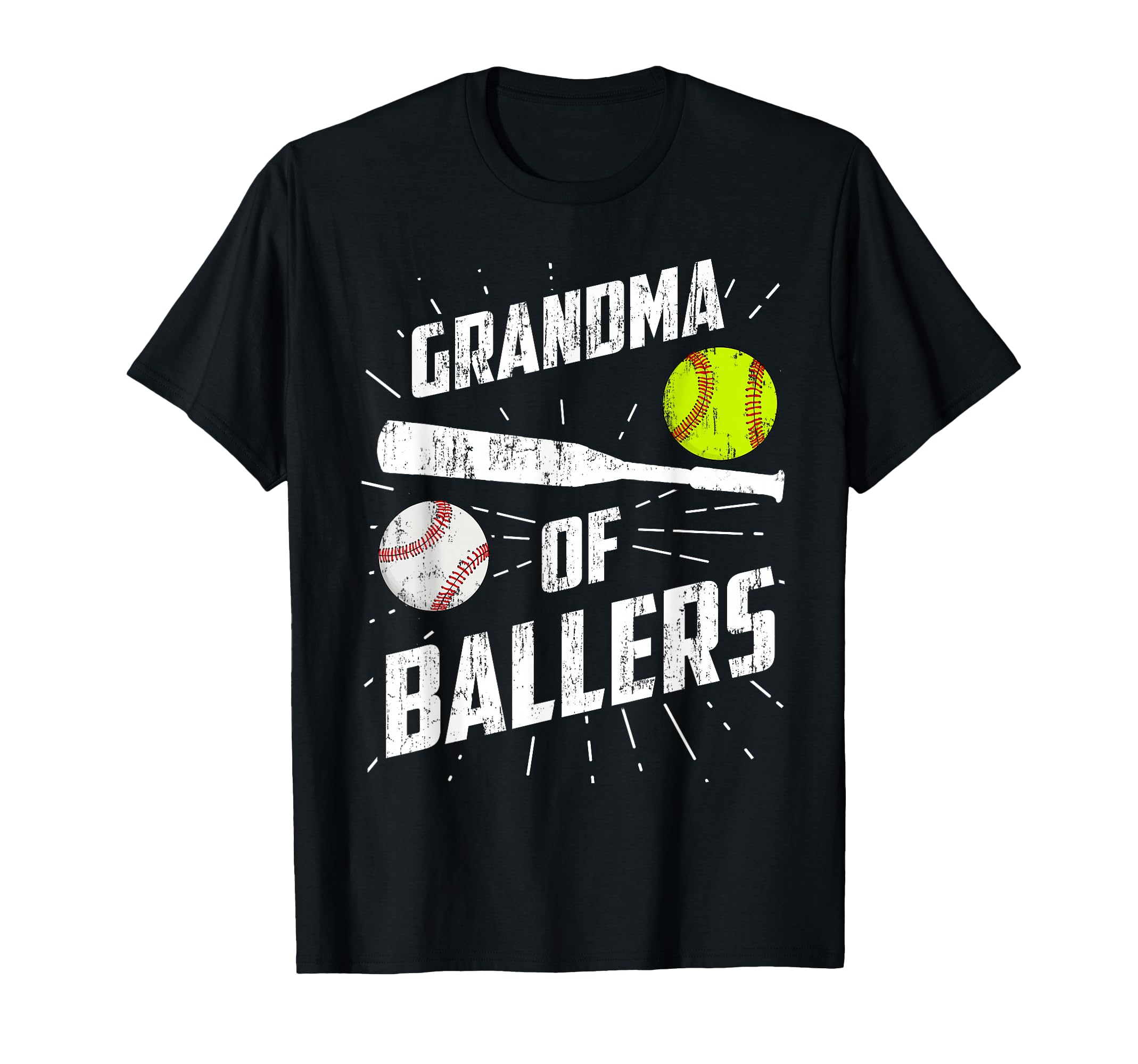 Grandma Ballers Funny Baseball Softball T-Shirt - Trendy Graphic Men Women - T-Shirt, Sweatshirt, Hoodie