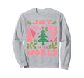 Christian Faith Boho Joy To World Sweatshirt - Aesthetic Graphic for Adults - T-Shirt, Sweatshirt, Hoodie