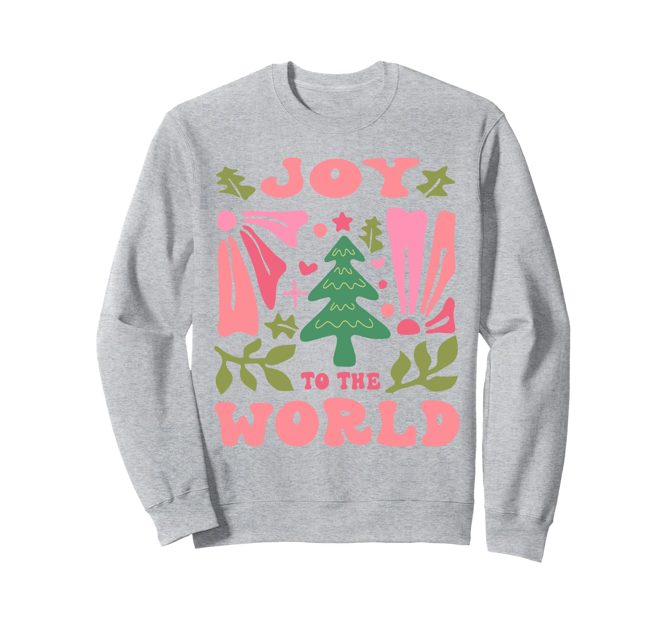 Christian Faith Boho Joy To World Sweatshirt - Aesthetic Graphic for Adults - T-Shirt, Sweatshirt, Hoodie
