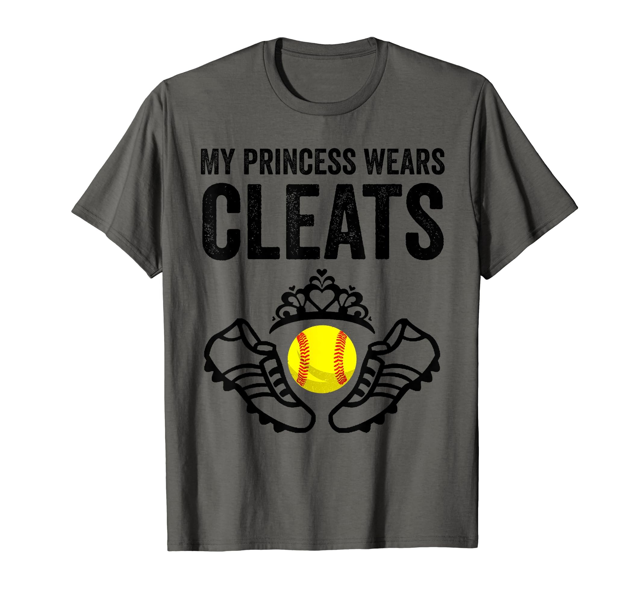 Funny My Princess Wears Cleats Gift T-Shirt - Trendy Graphic Unisex - T-Shirt, Sweatshirt, Hoodie