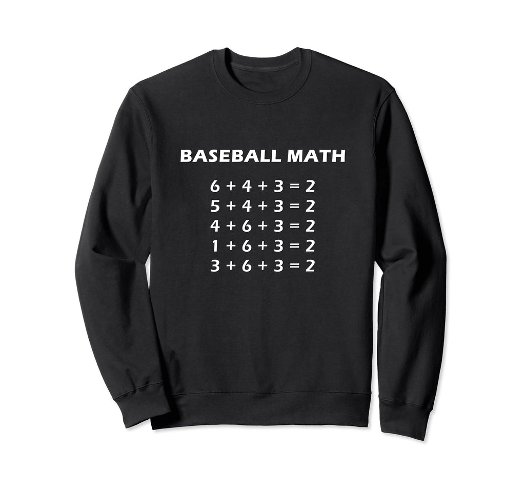 Baseball Math Sweatshirt - Graphic Print Unisex - T-Shirt, Sweatshirt, Hoodie