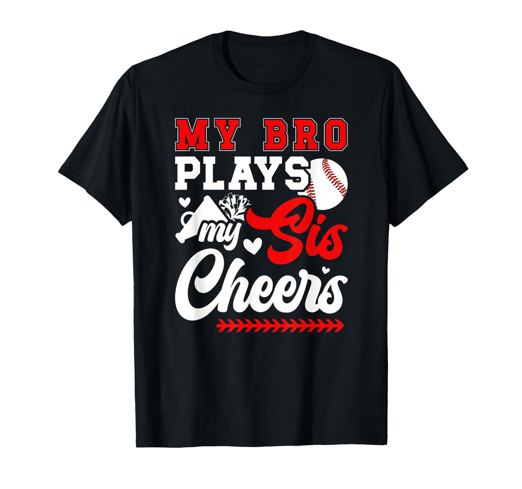 Baseball Cheer Sister Baseball Player T-Shirt - Graphic Print Unisex - T-Shirt, Sweatshirt, Hoodie