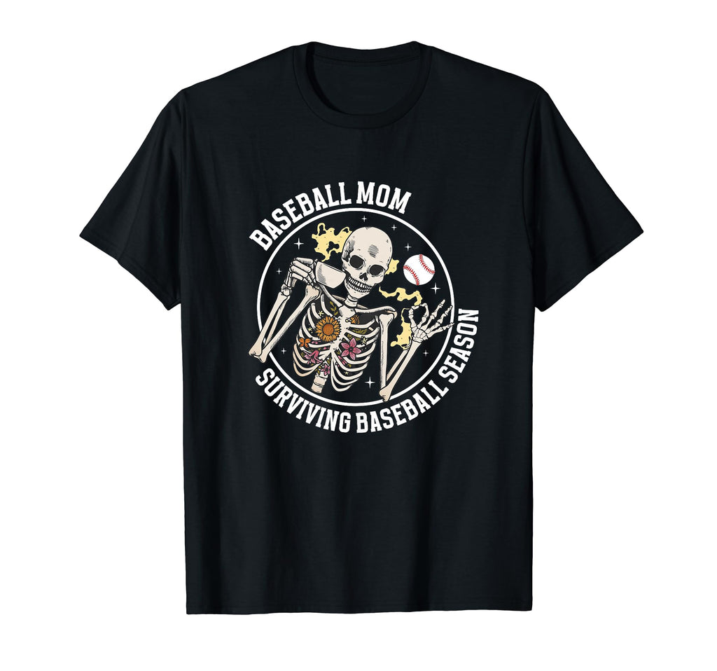 Baseball Mom Funny Mom Baseball T-Shirt - Minimalist Print Men Women - T-Shirt, Sweatshirt, Hoodie