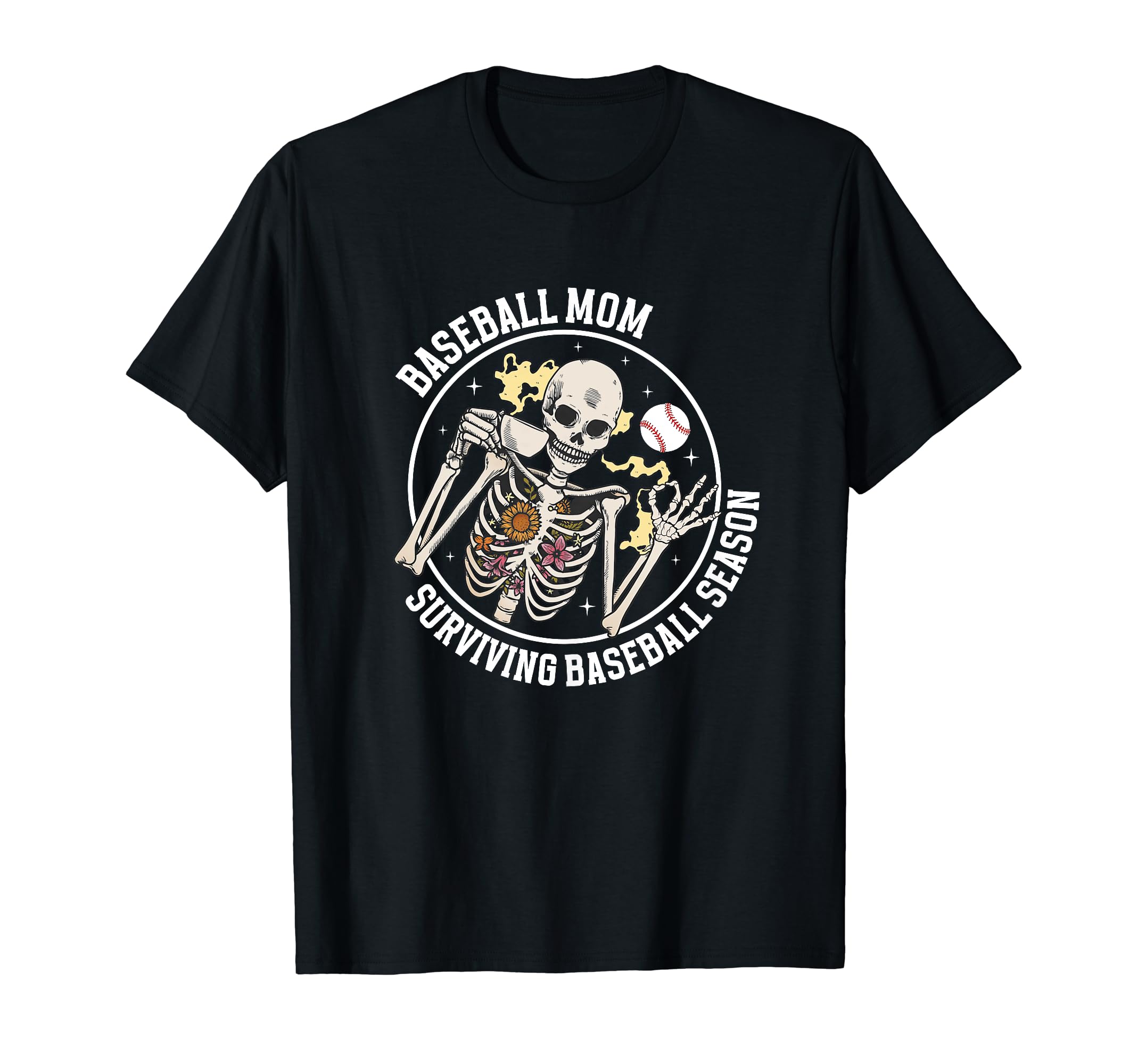 Baseball Mom Funny Mom Baseball T-Shirt - Minimalist Print Men Women - T-Shirt, Sweatshirt, Hoodie