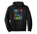 Best 1991 Birthday Birth Year Cassette Hoodie - Trendy Graphic Men Women - T-Shirt, Sweatshirt, Hoodie