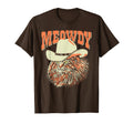 Meowdy Funny Country Music Cat Cowboy Hat T-Shirt - Novelty Apparel Unisex - T-Shirt, Sweatshirt, Hoodie