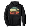 Puerto Rico Sunset Palm Tree Hoodie - Custom Art Print Men Women - T-Shirt, Sweatshirt, Hoodie