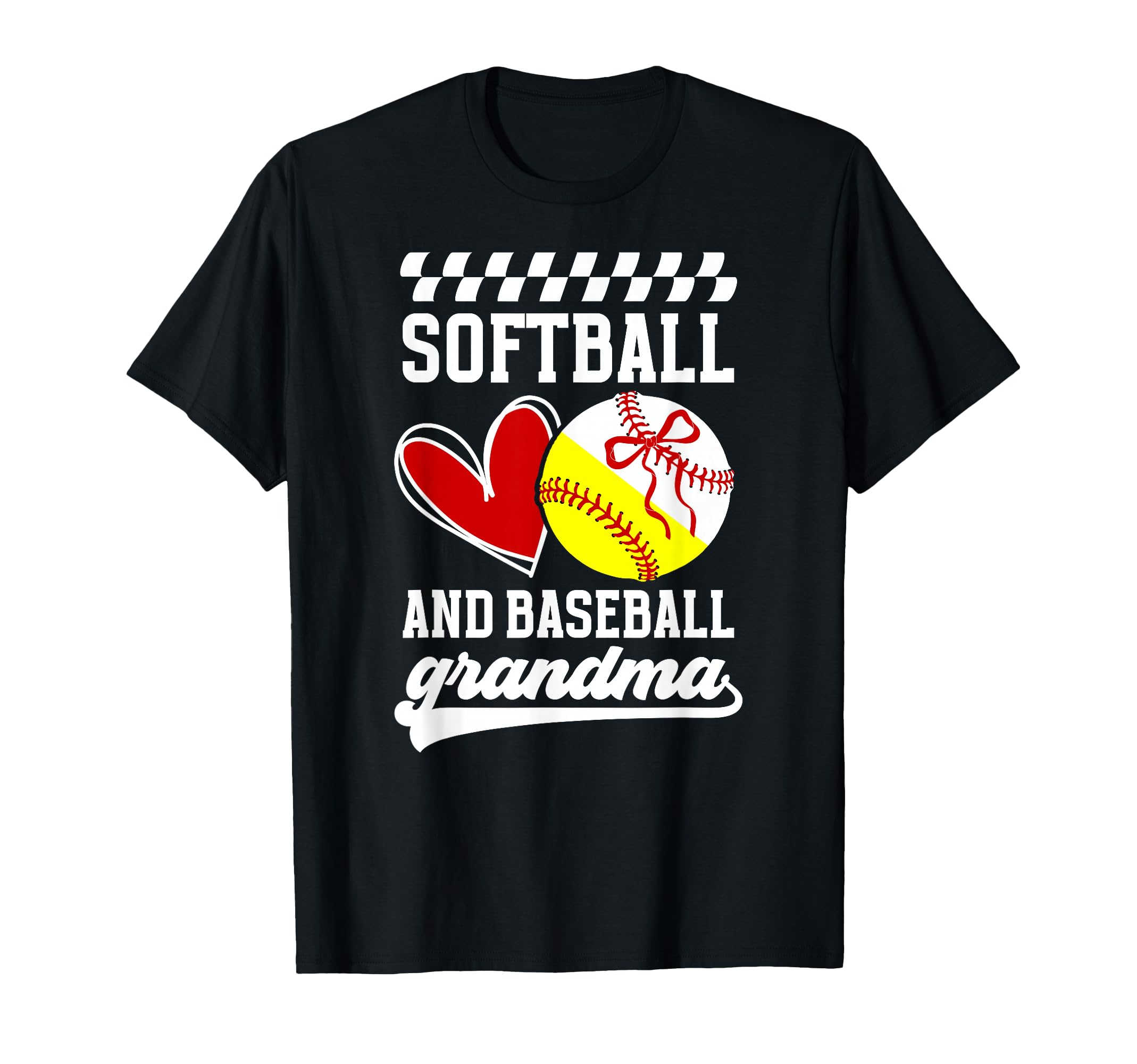 Softball And Baseball Grandma Baseball T-Shirt - Novelty Apparel Unisex - T-Shirt, Sweatshirt, Hoodie