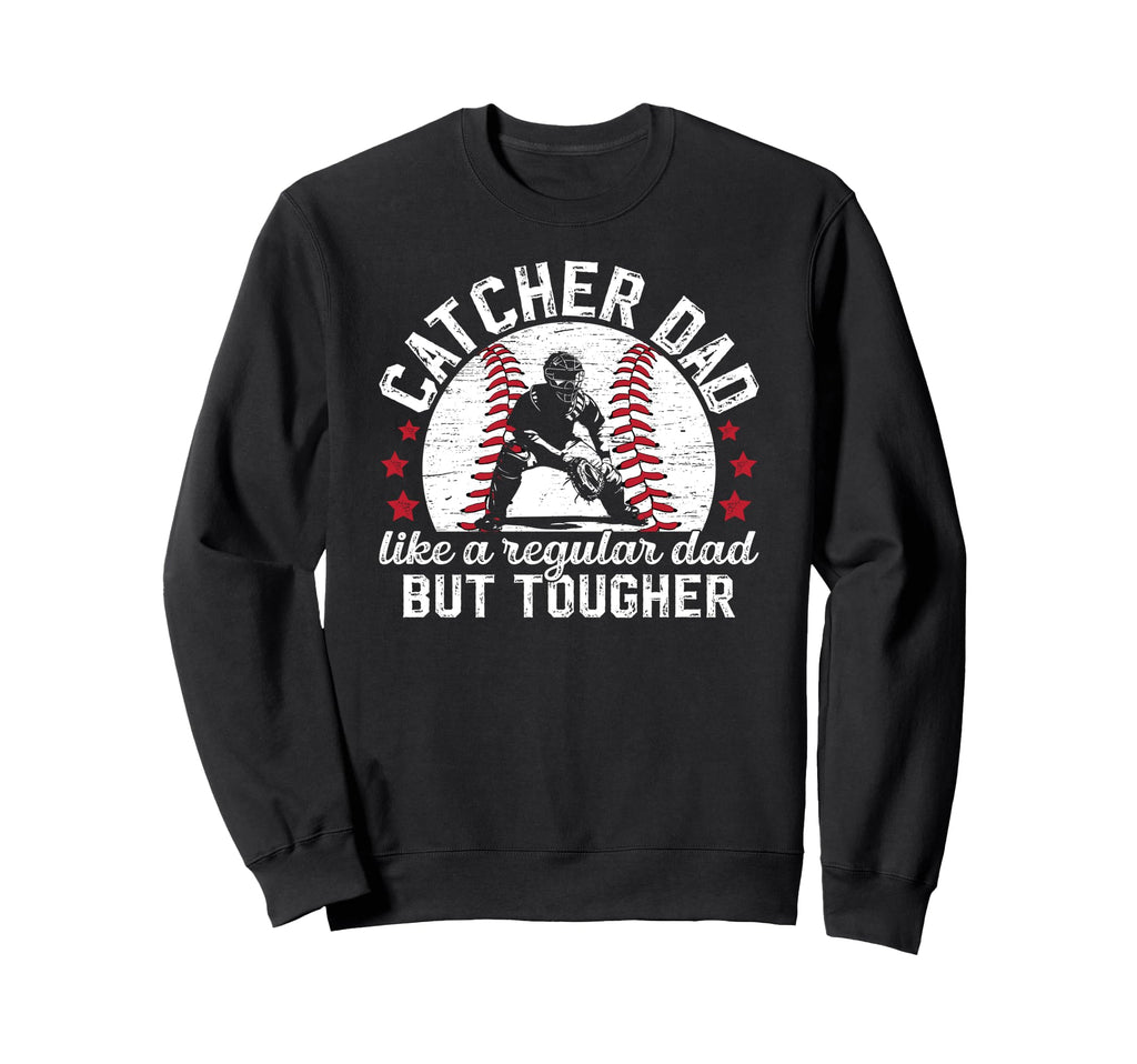 Baseball Catcher Dad Definition Sweatshirt - Trendy Graphic Unisex - T-Shirt, Sweatshirt, Hoodie