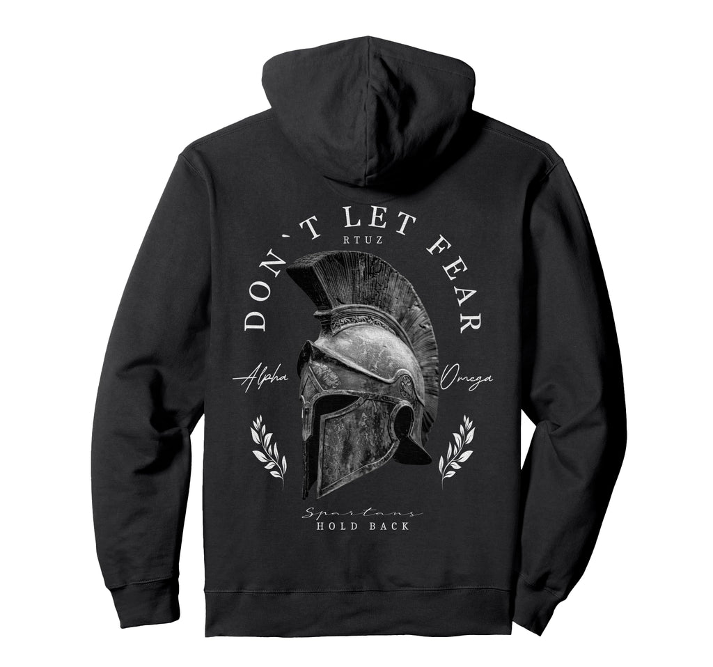Back Spartan Helmet Warrior Y2K Streetwear Hoodie - Graphic Print Men Women - T-Shirt, Sweatshirt, Hoodie