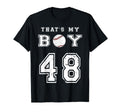 Thats My Baseball 48 Jersey Number Mom T-Shirt - Trendy Graphic Men Women - T-Shirt, Sweatshirt, Hoodie
