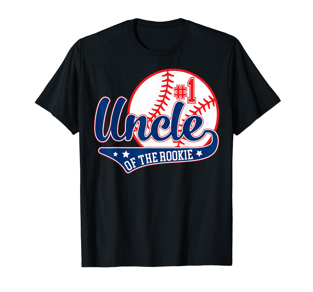 Uncle Rookie Year 1St Birthday Baseball T-Shirt - Trendy Graphic Unisex - T-Shirt, Sweatshirt, Hoodie