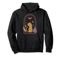 Boho Leopard Celestial Moon And Stars Hoodie - Graphic Print for Adults - T-Shirt, Sweatshirt, Hoodie