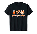 Peace Love Huskies T-Shirt - Trendy Graphic Men Women - T-Shirt, Sweatshirt, Hoodie