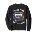 Water Color Cassette Tape Sweatshirt - Casual Everyday Wear Men Women - T-Shirt, Sweatshirt, Hoodie