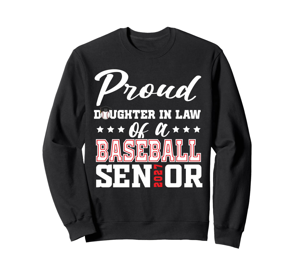 Proud Daughter Law Baseball Sweatshirt - Aesthetic Graphic Men Women - T-Shirt, Sweatshirt, Hoodie